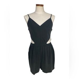 Black Cut-Out Romper